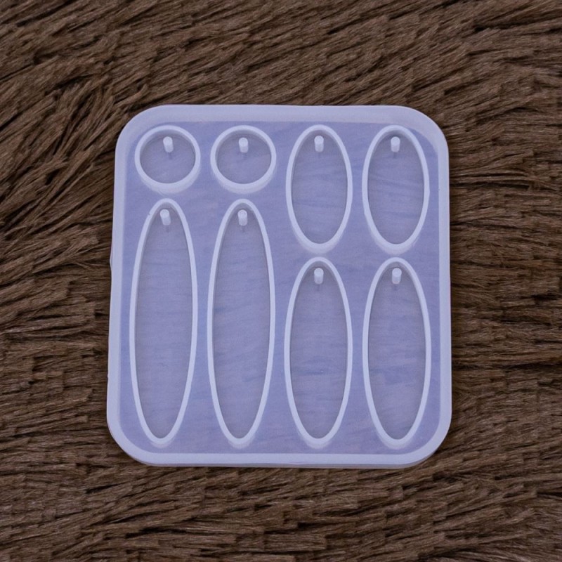 Molde de silicona dijes 8 diseños 77x70mm