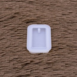 Molde de silicona dije rectangular 63x37x5mm