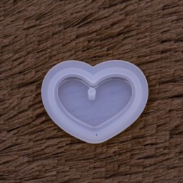 Molde de silicona corazon 53x41mm