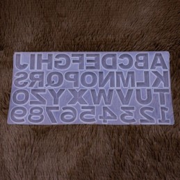 Molde de silicona abc con relieve 180x378mm
