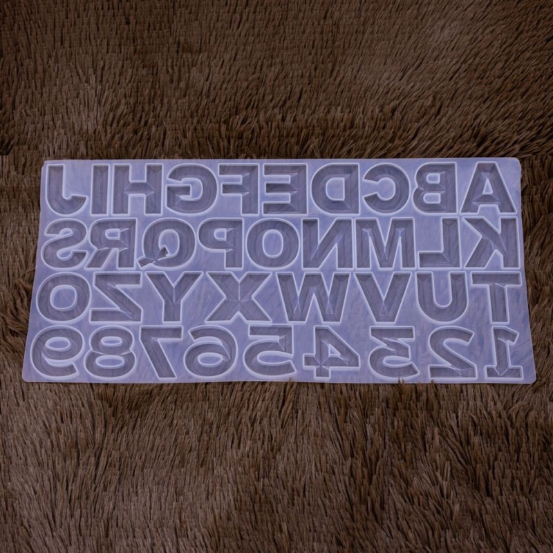 Molde de silicona abc con relieve 180x378mm