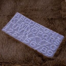 Molde de silicona abc con relieve 180x378mm
