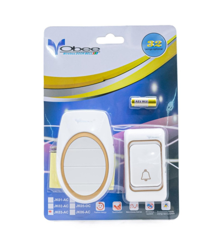 Timbre inalambrico con enchufe OBEE