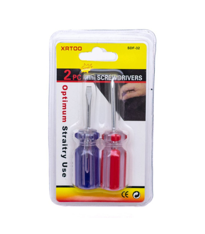 Destornillador corto 2pc