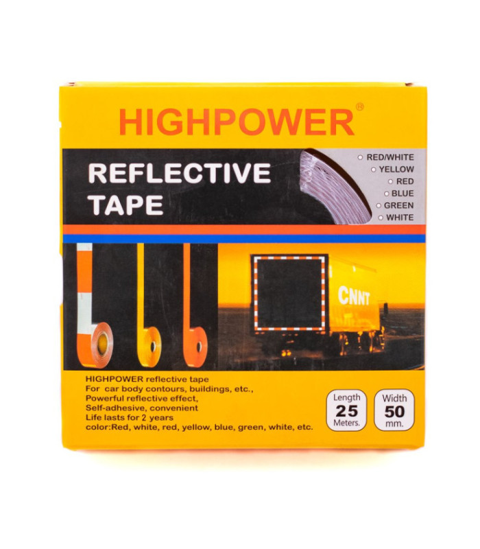 Cinta reflectiva 25mt HP1498