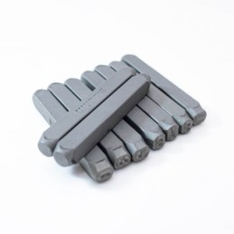 Punzon con numeros de acero 5mm 9pc WYNNS
