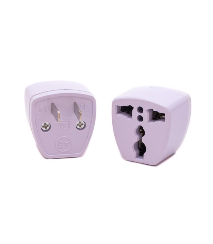 Adaptador enchufe recto