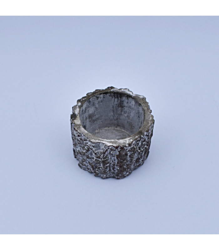 Plantera de ceramica forma tallo 9.5x7.5cm