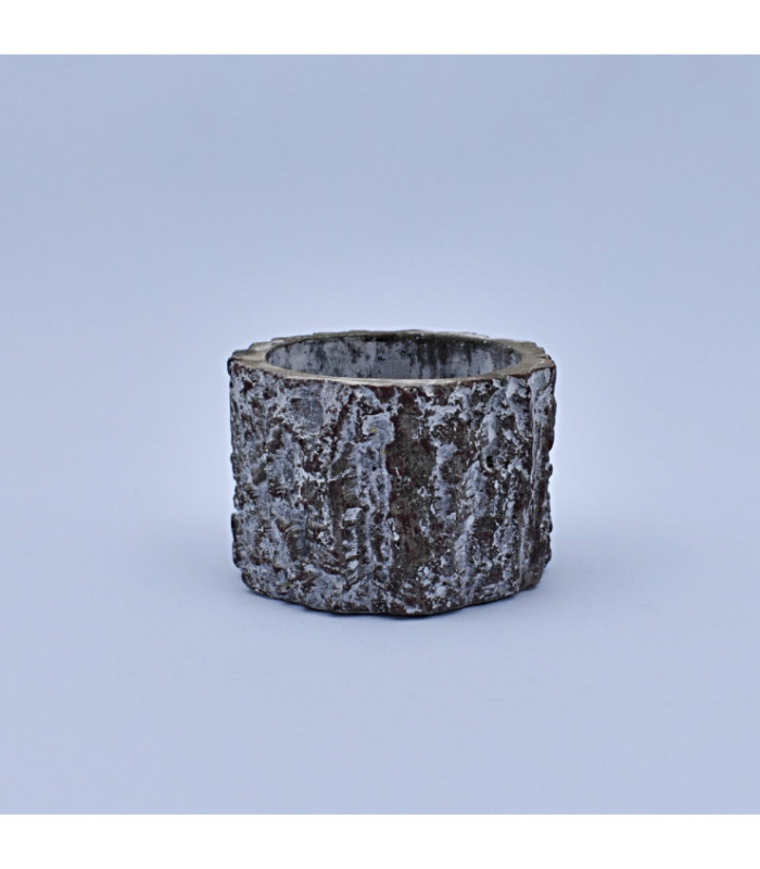 Plantera de ceramica forma tallo 9.5x7.5cm