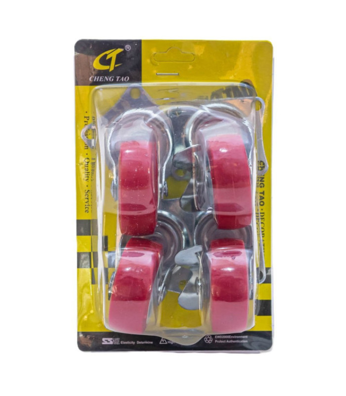 Rueda 4pc 6cm CHENG TAO