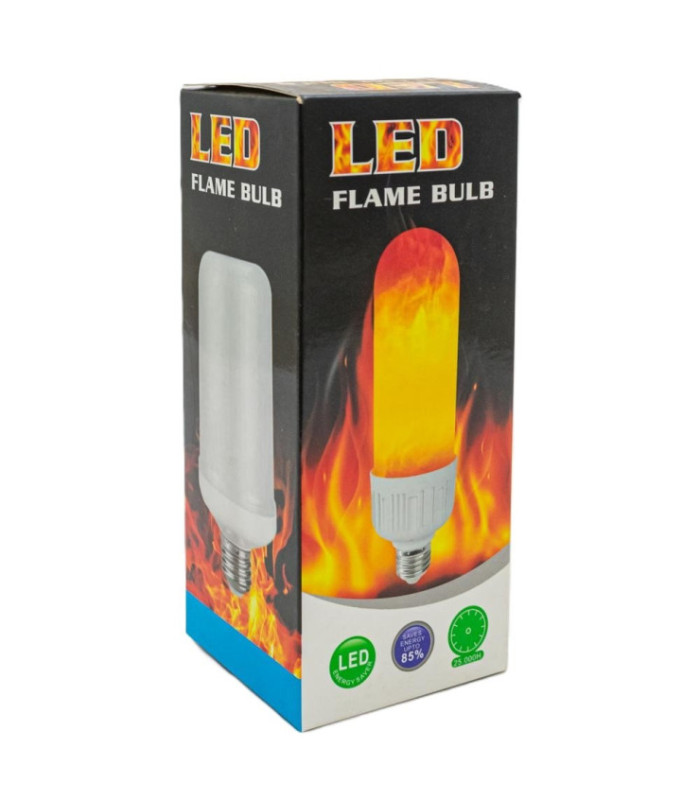 Luz led flama artificial
