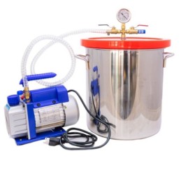 Bomba de vacio con galon de 20litros rs-1