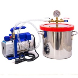 Bomba de vacio con galon de 8litros rs-1
