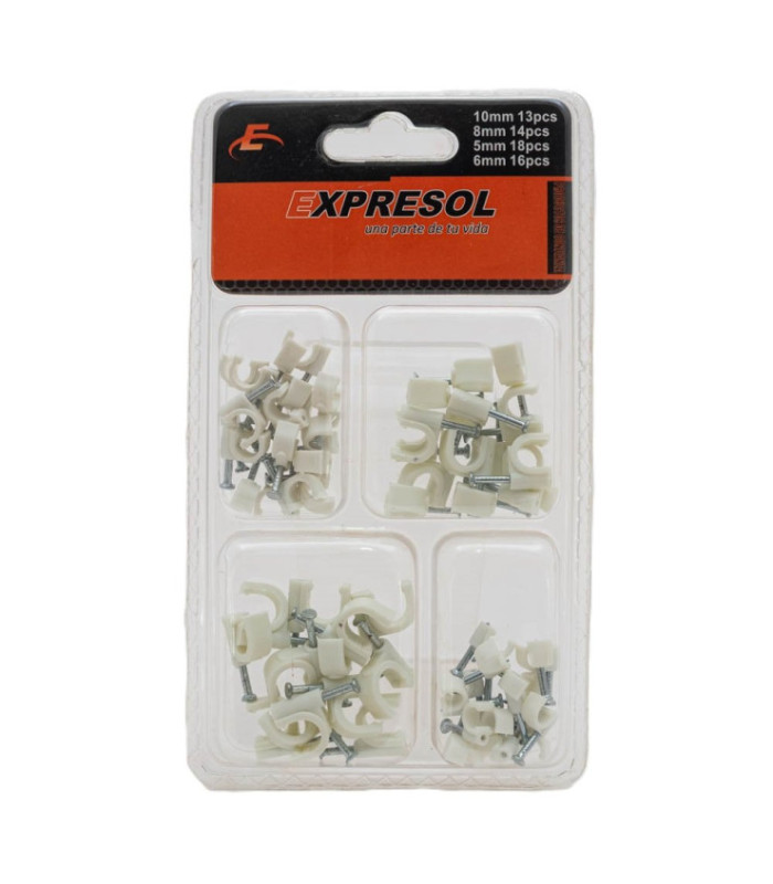 Paquete de soporte para cables 4 tamaños