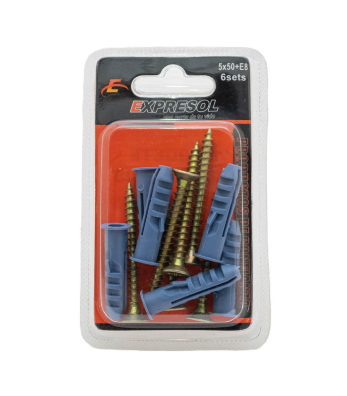 Paquete de tarugo y tornillo 5x50 EXPRESOL