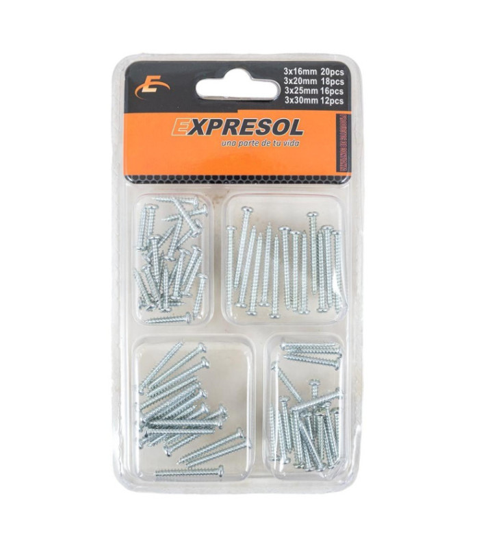 Paquete de tornillo 4 tamaños EXPRESOL
