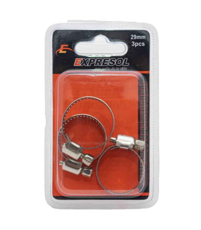 Paquete de precinto metalico 2.9cm 3pc EXPRESOL