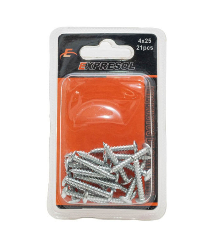 Paquete de tornillo 4x25mm 21pc EXPRESOL