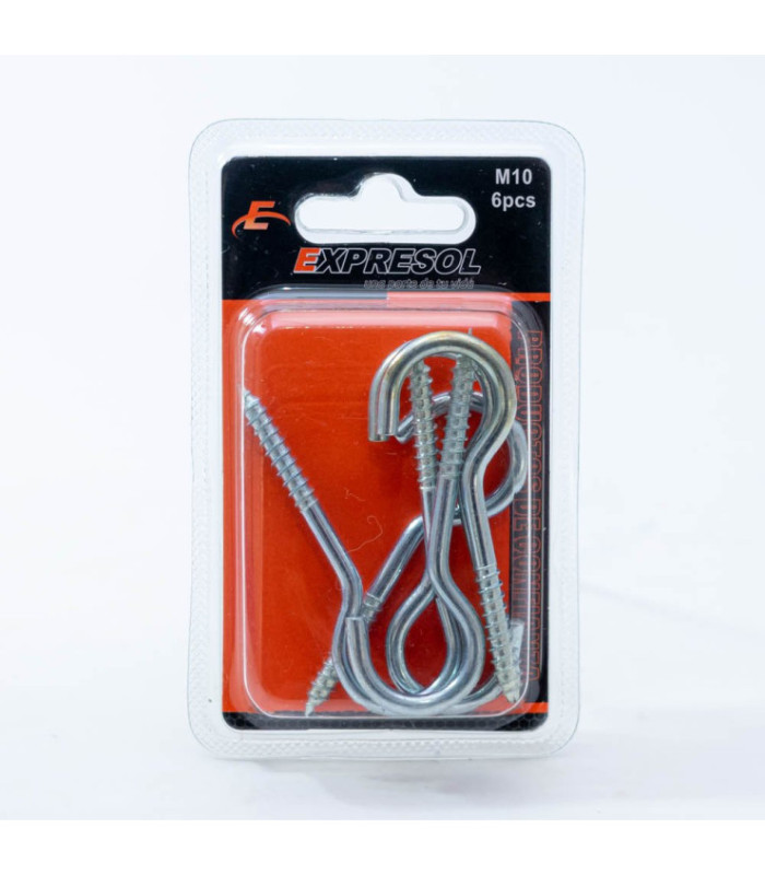 Paquete de gancho a rosca 6pc EXPRESOL