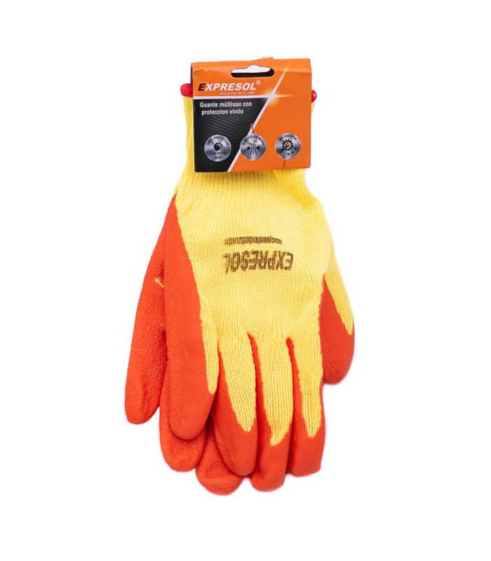 Guante de trabajo naranja  EXPRESOL