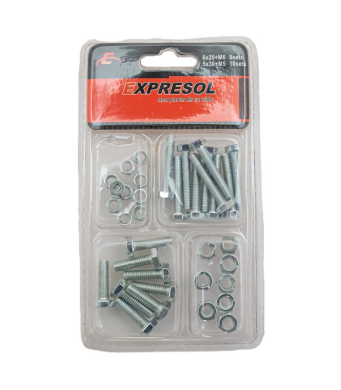 Paquete de bulon y tuerca  EXPRESOL