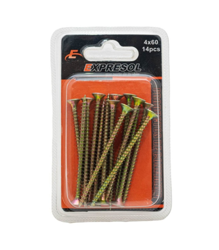 Paquete de tirafondo 14pc EXPRESOL