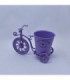 Maceta decorativa con forma de bicicleta
