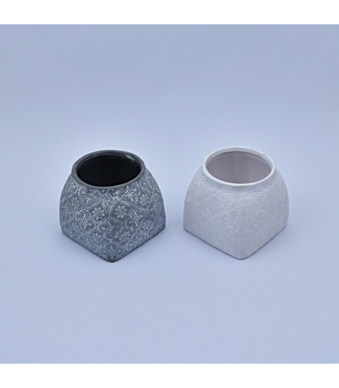 Maceta con forma 8x8cm