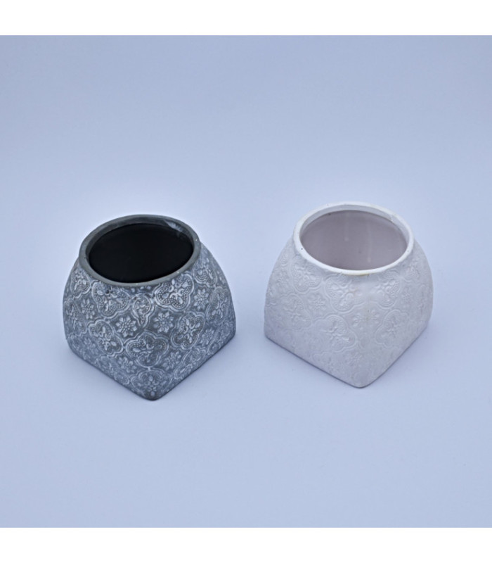 Maceta con forma 8x8cm