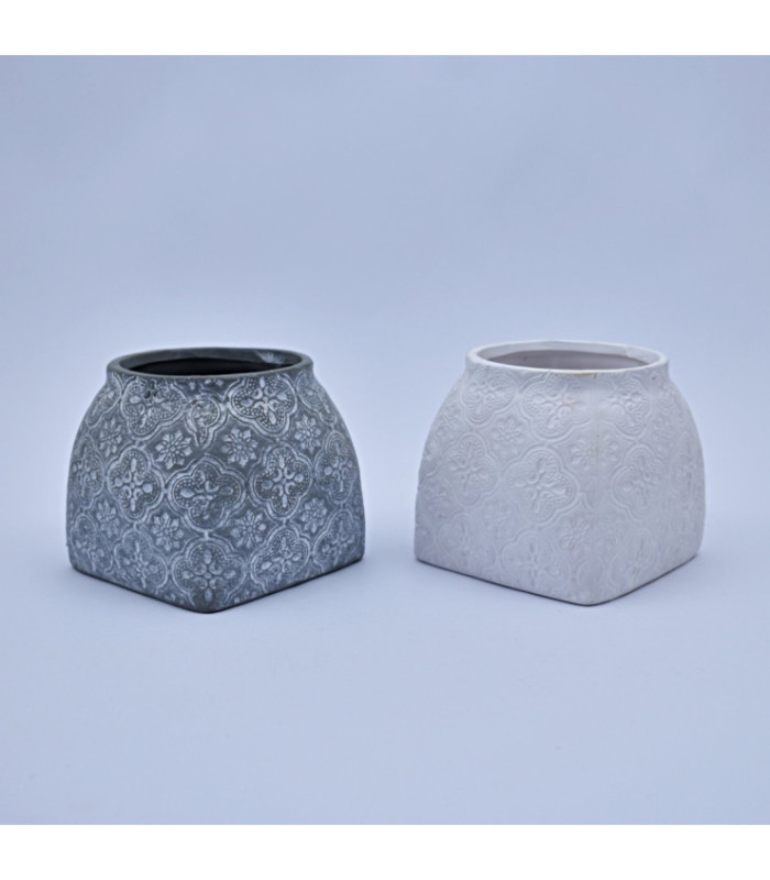 Maceta con forma 8x8cm