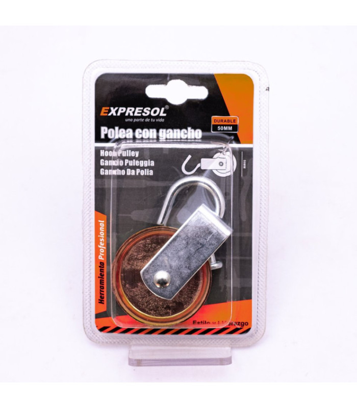 Polea con gancho 50mm EXPRESOL