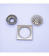 Rejilla inoxidable para baño 12cm