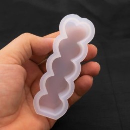 Molde de silicona bara de corazon 32x95mm