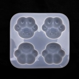 Molde de silicona patita opaco y brilloso 151mm