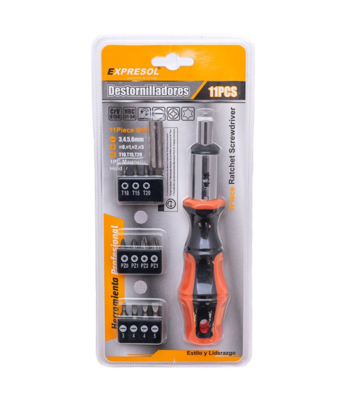 Juego de destornillador 11pc EXPRESOL