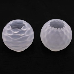 Molde de silicona esfera 5x5.5cm 2pc