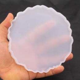 Molde de silicona posa vasos borde irregular 130mm