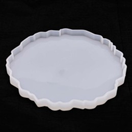 Molde de silicona posa vasos borde irregular 130mm