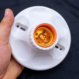 Porta foco circular 6a 250v