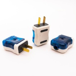 Enchufe macho plano 1pc