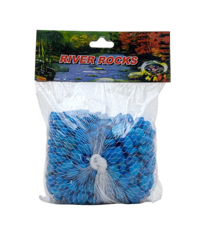 Piedra decorativa azul