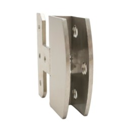 Bisagra inoxidable para vidrio 5-10mm 1par