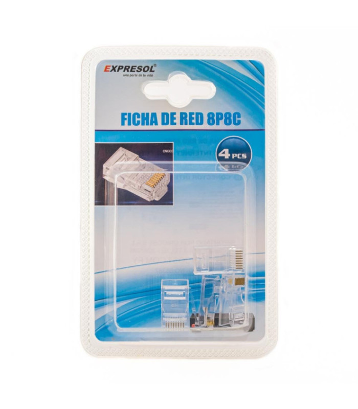 Ficha de red UTP 4pc