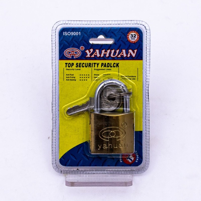 Candado corto 32mm YAHUAN