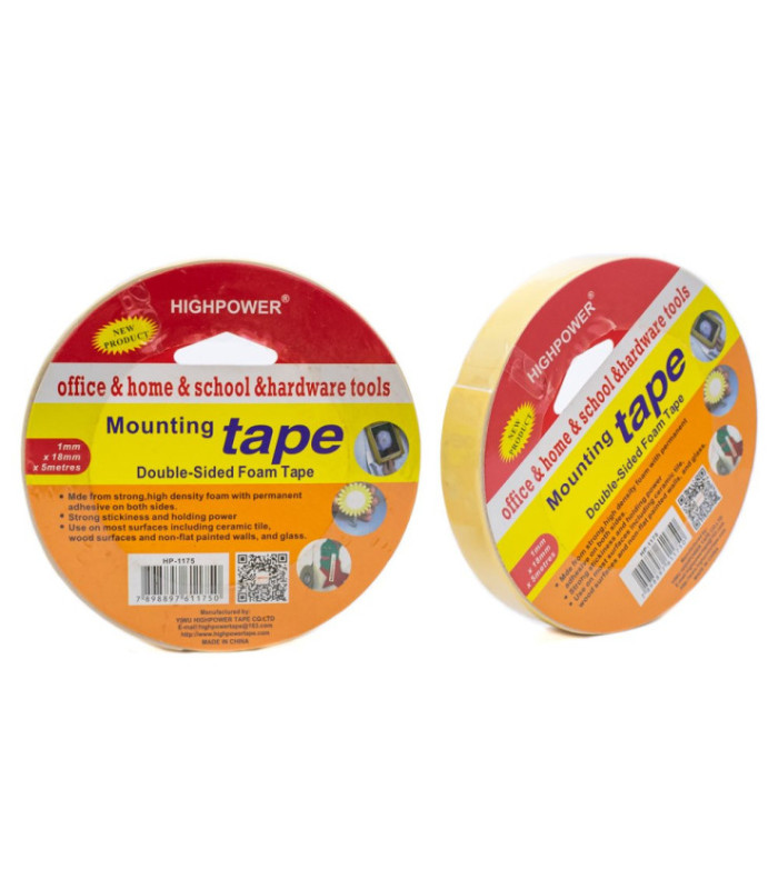 Cinta de papel 1.8cmx5mt HIGHPOWER