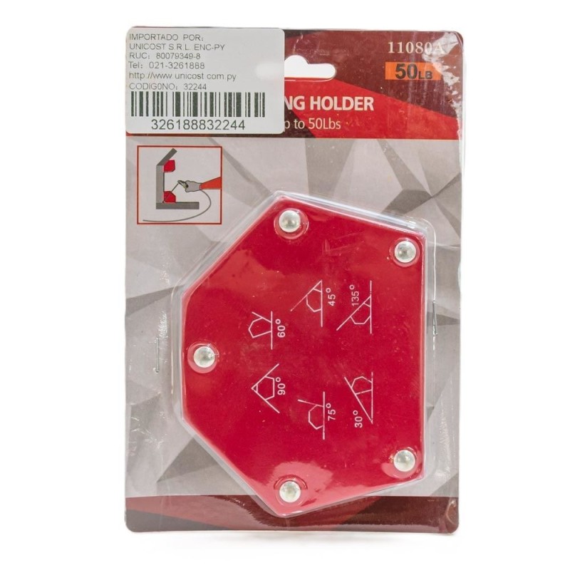 Escuadra magnetica multiangulos 50lbs