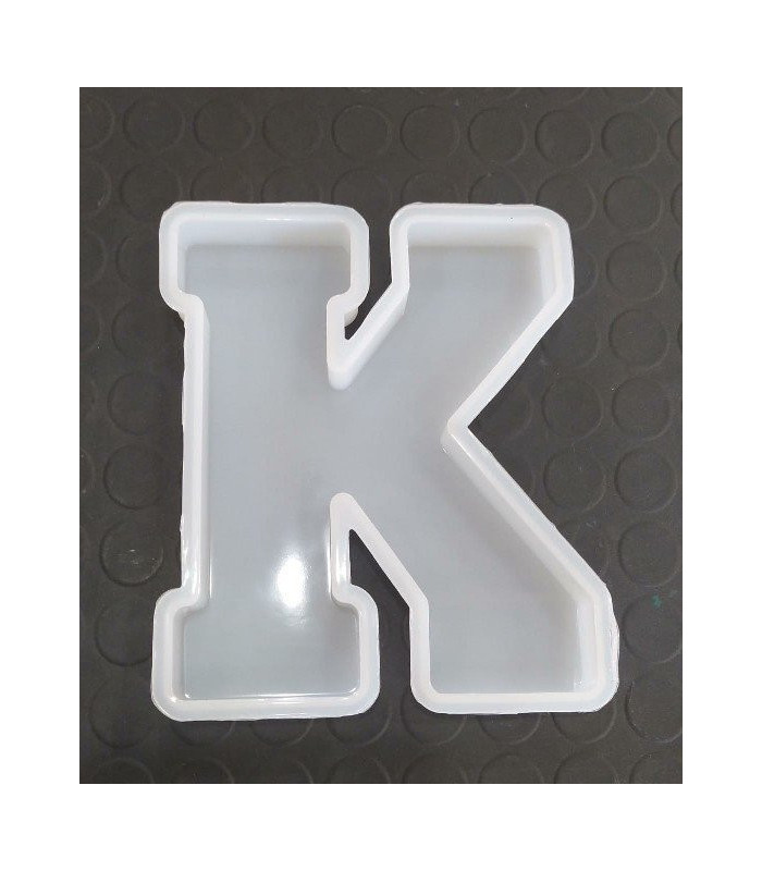Molde de silicona letra K 167x138x20mm