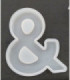 Molde de silicona letra & 175x125x20mm