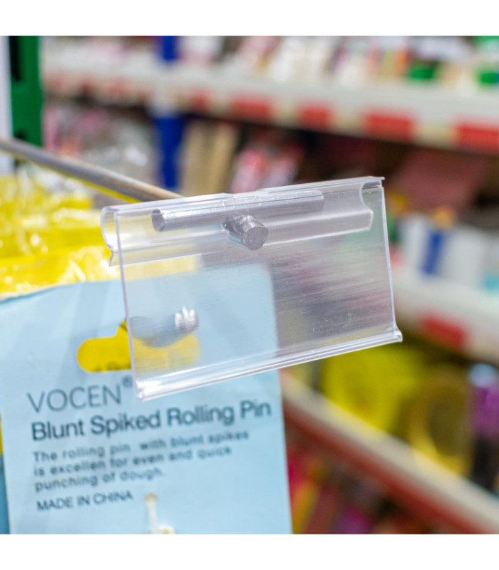 Porta precio plastico 6x4cm