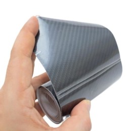 Adhesivo fibra de carbono negro 10cm